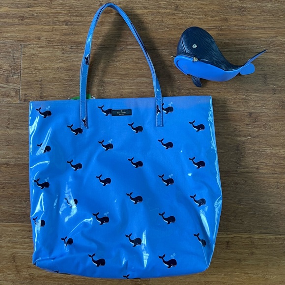 Brand New Whale coin purse and matching Daycation Bon Shopper - Picture 1 of 2